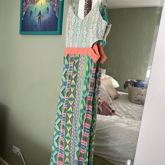 for love and lemons sydney sequin maxi dress For Love and Lemons Rosalyn Maxi Dress